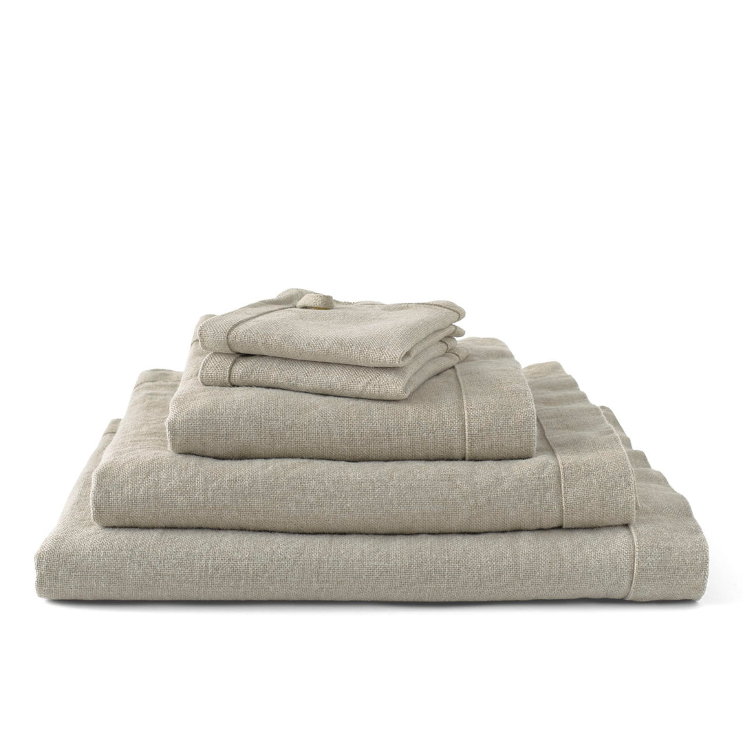 Linen Spa Towel Ecru undyed