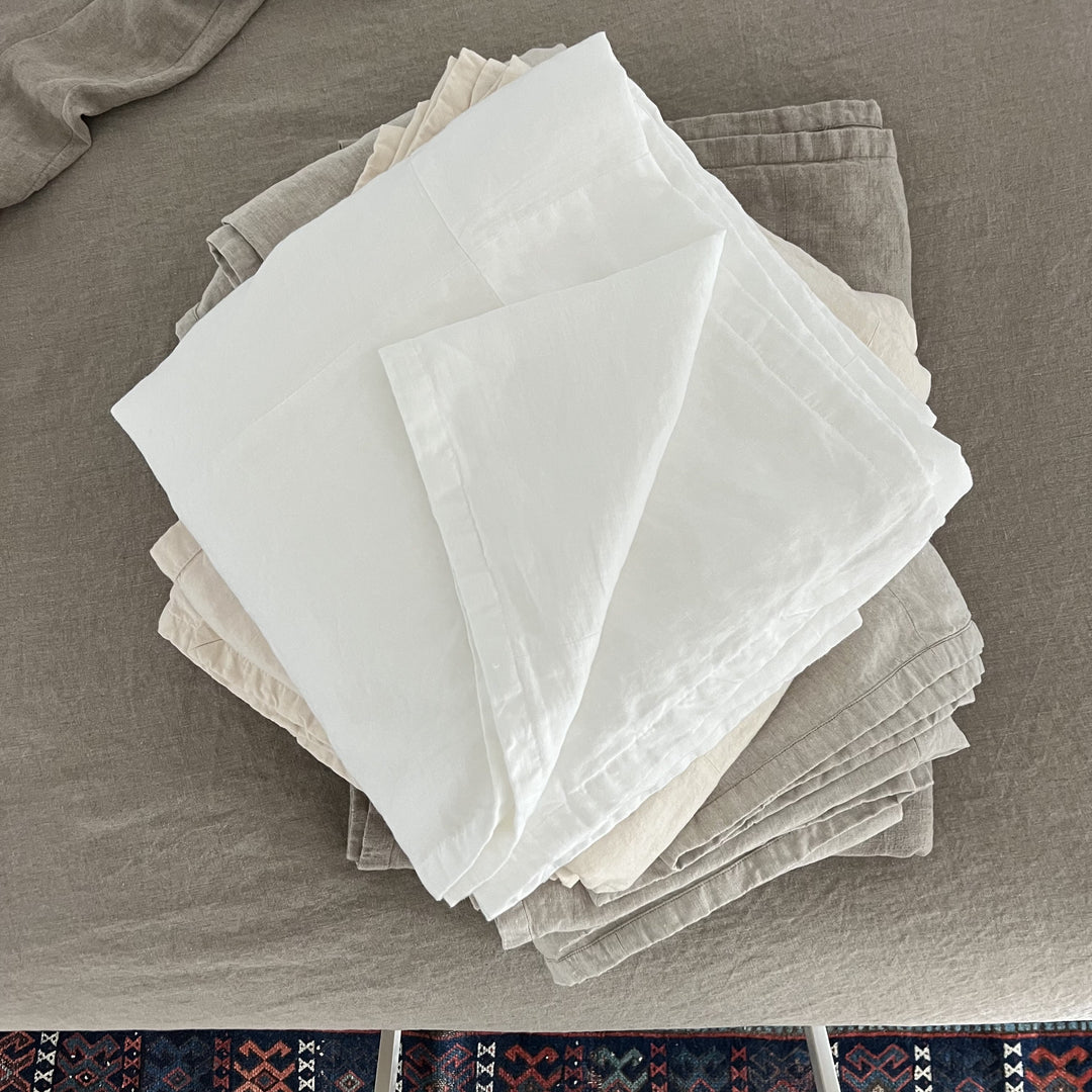Light weight Linen Blanket Natural Oatmeal