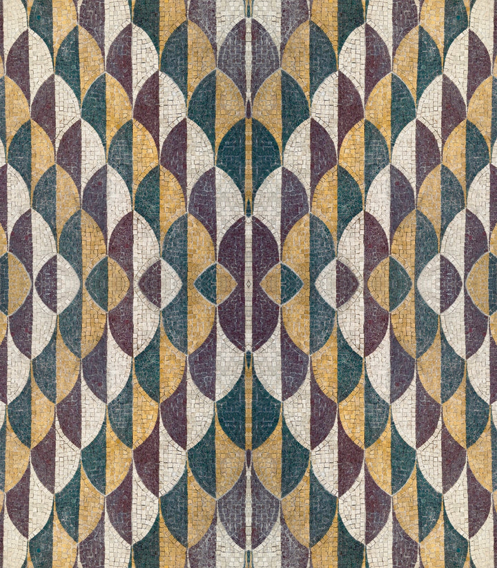 Grape Leaf Quilted Linen Coverlet