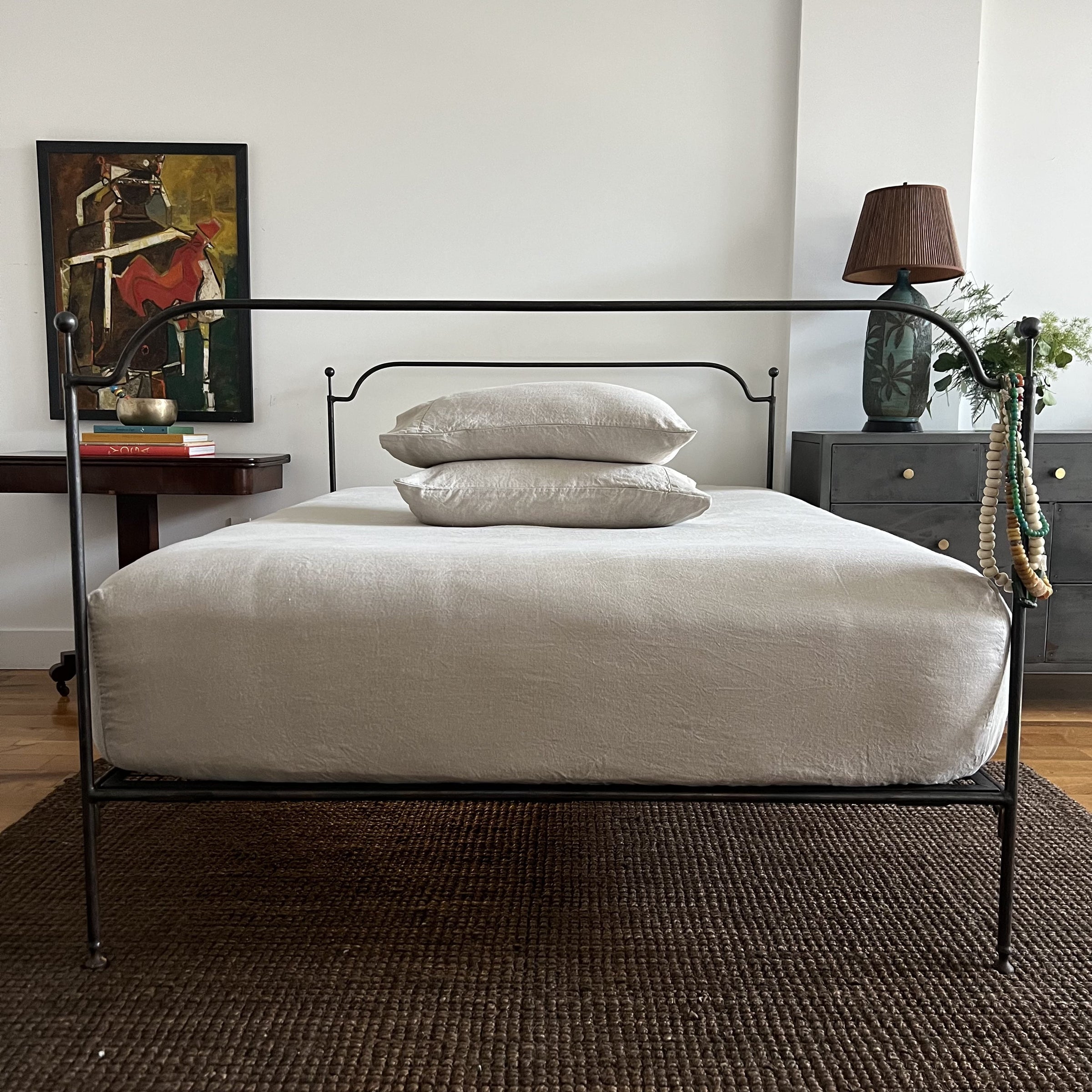 Eco Natural Belgian Linen Fitted Sheet