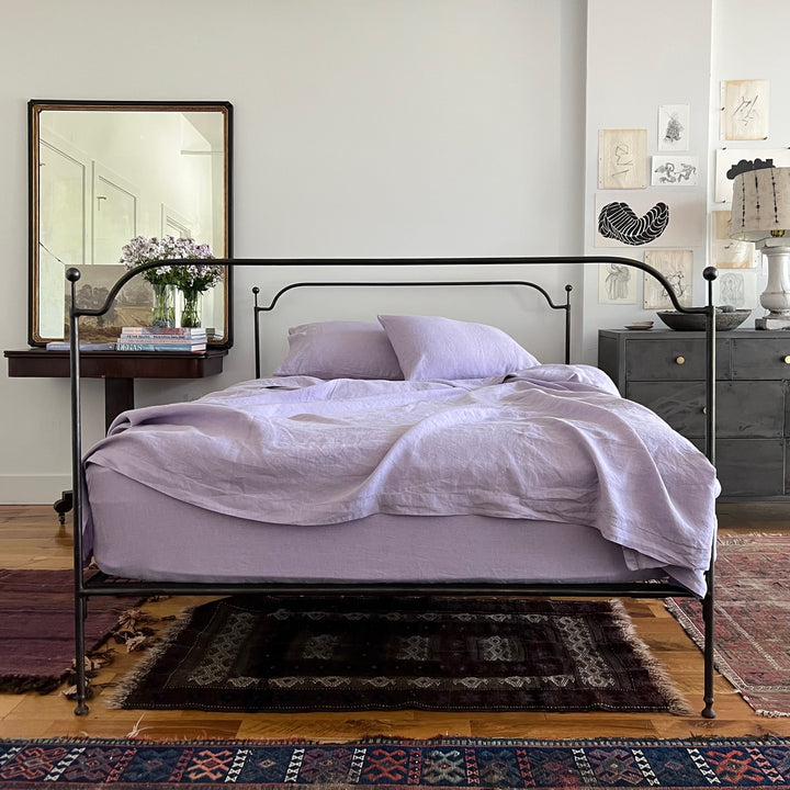 Lavender Linen Flat sheet set
