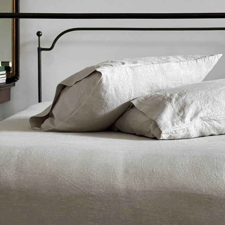 Natural Oatmeal Linen Pillowcase