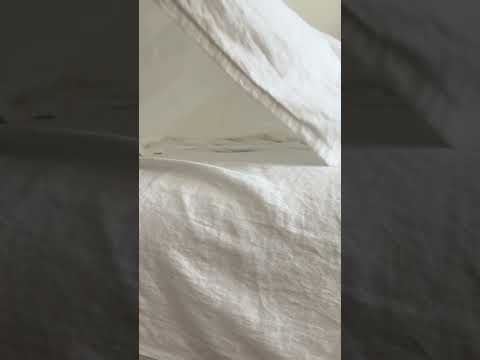 Sale White Lightweight Linen Blanket