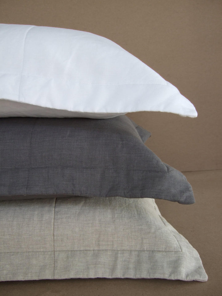 Turquoise Linen Pillowcase
